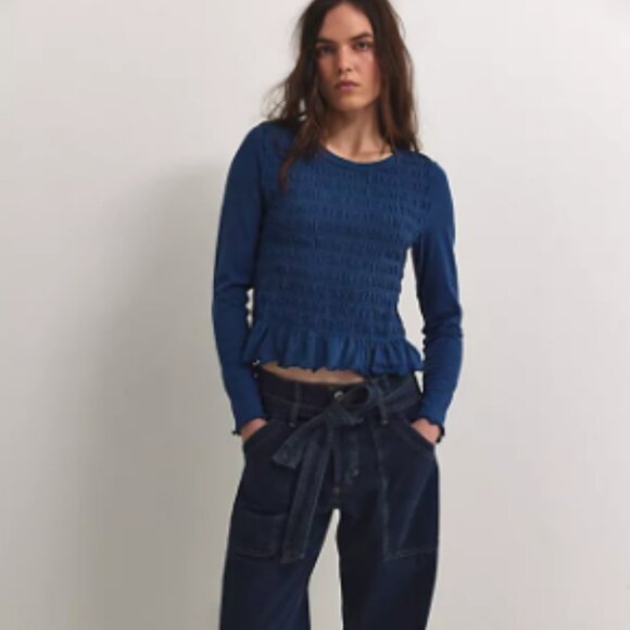 Free People Tops - Free People We The Free Sylvie Long Sleeve NWT *